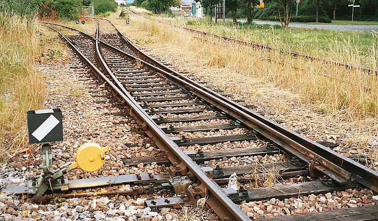 Desvío Ferroviario Real en Terreno